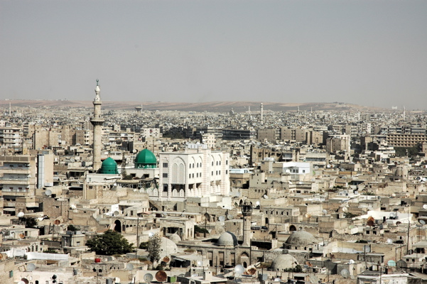 Blick auf Aleppo