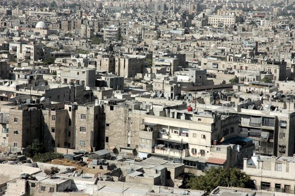 Blick auf Aleppo